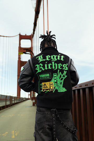LEGIT RICHES® ROYAL VARSITY JACKET